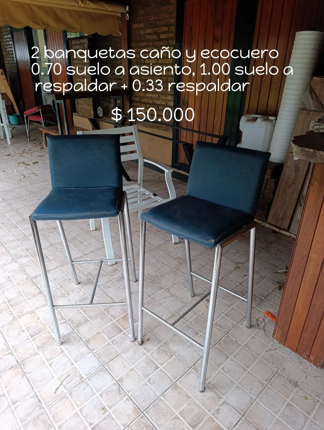 2 banquetas