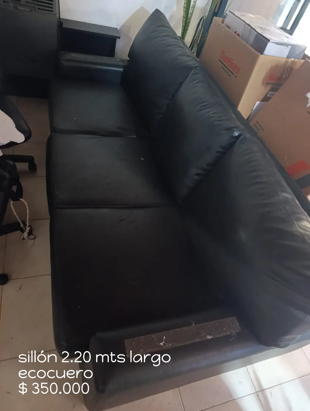 Sillón 3 cuerpos 2.20 mts de largo
