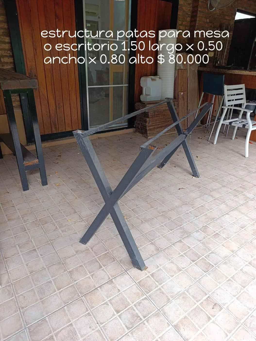Estructura patas para mesa o escritorio