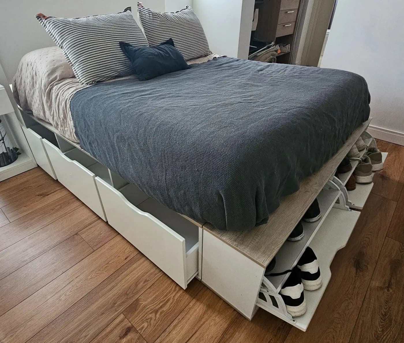 Cama con colchón sleepbox memory foam