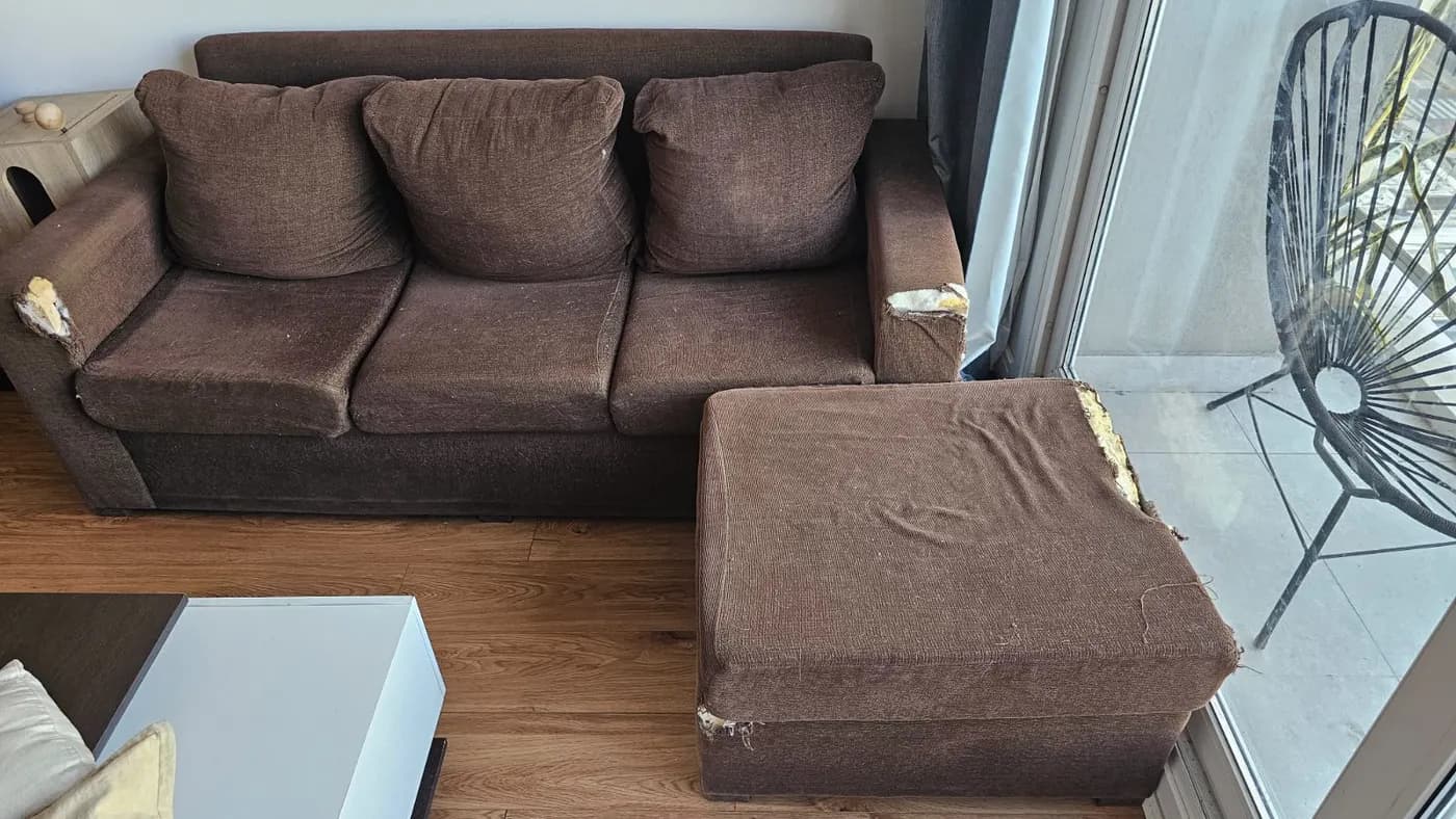 Sillón para retapizar 180x80x60