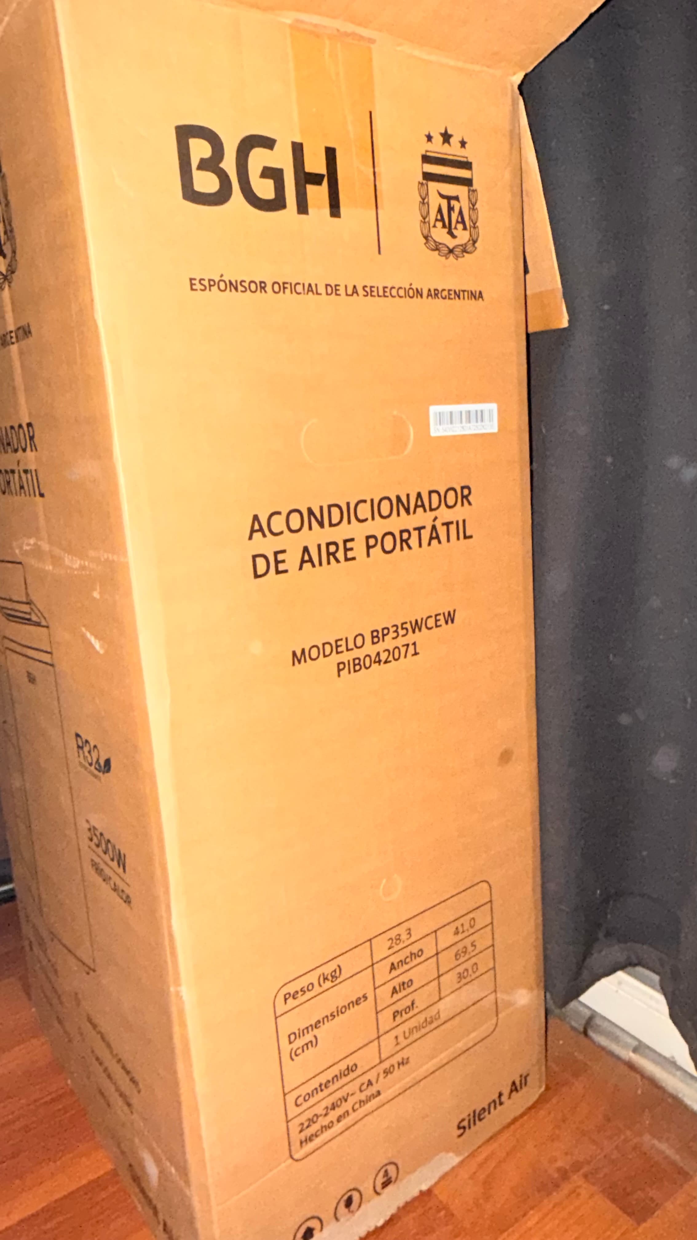 Aire acondicionado portatil bgh