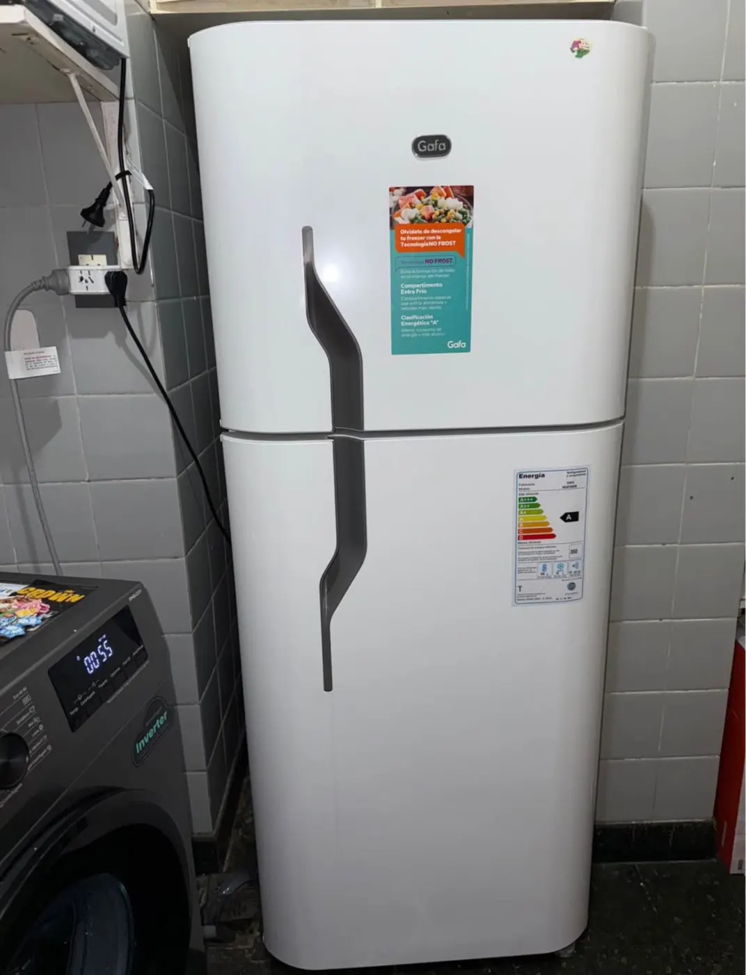 Heladera gafa 265l