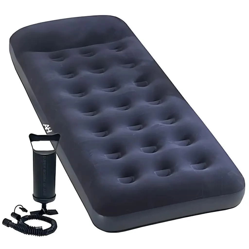 COLCHÓN INFLABLE 1 PLAZA + INFLADOR⬅️