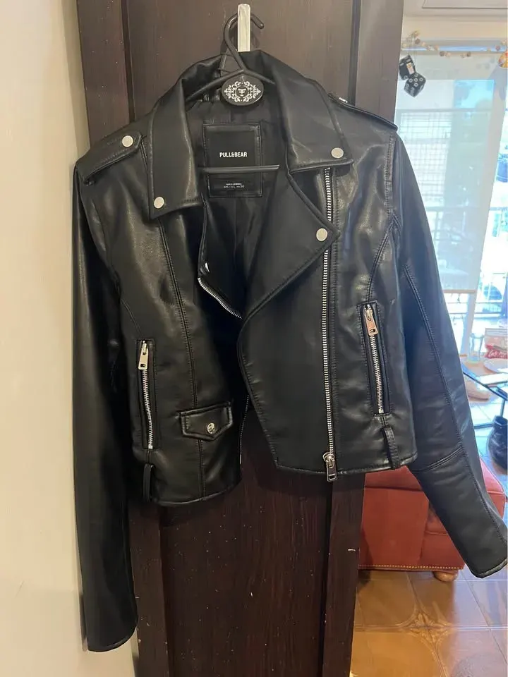 Campera de eco cuero Pull&Bear