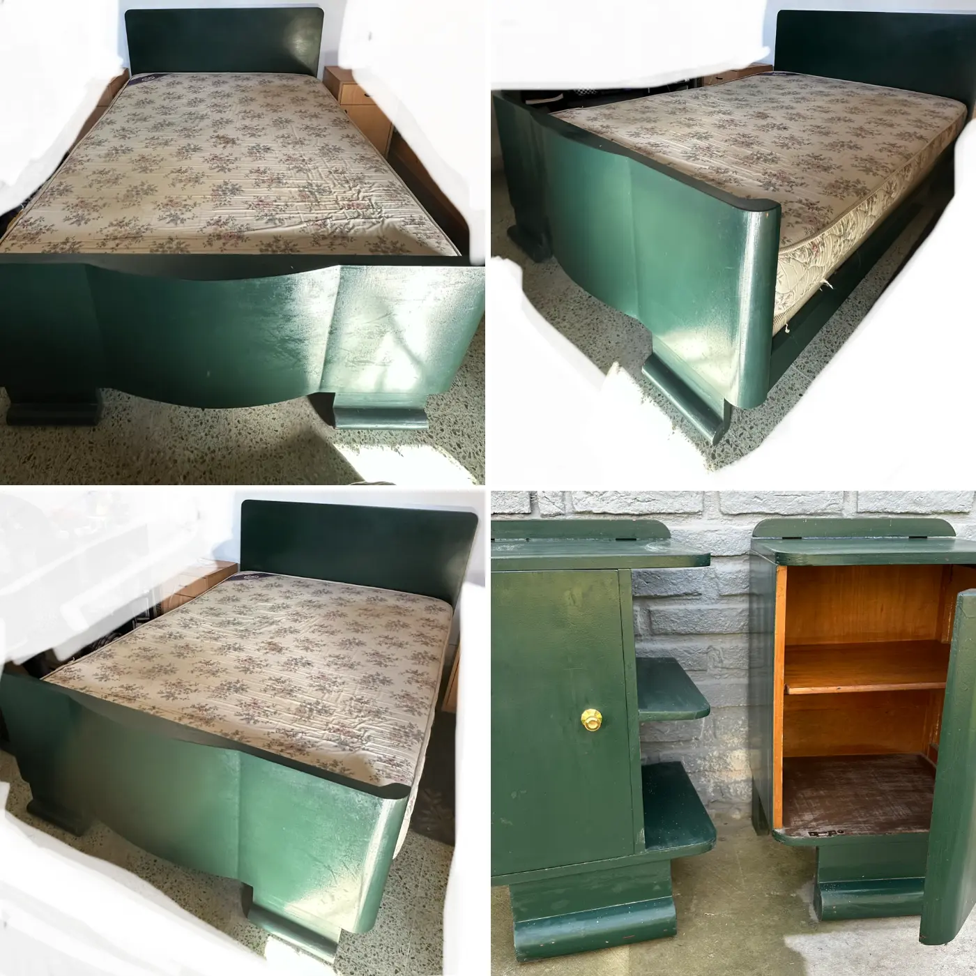 Juego dormitorio madera