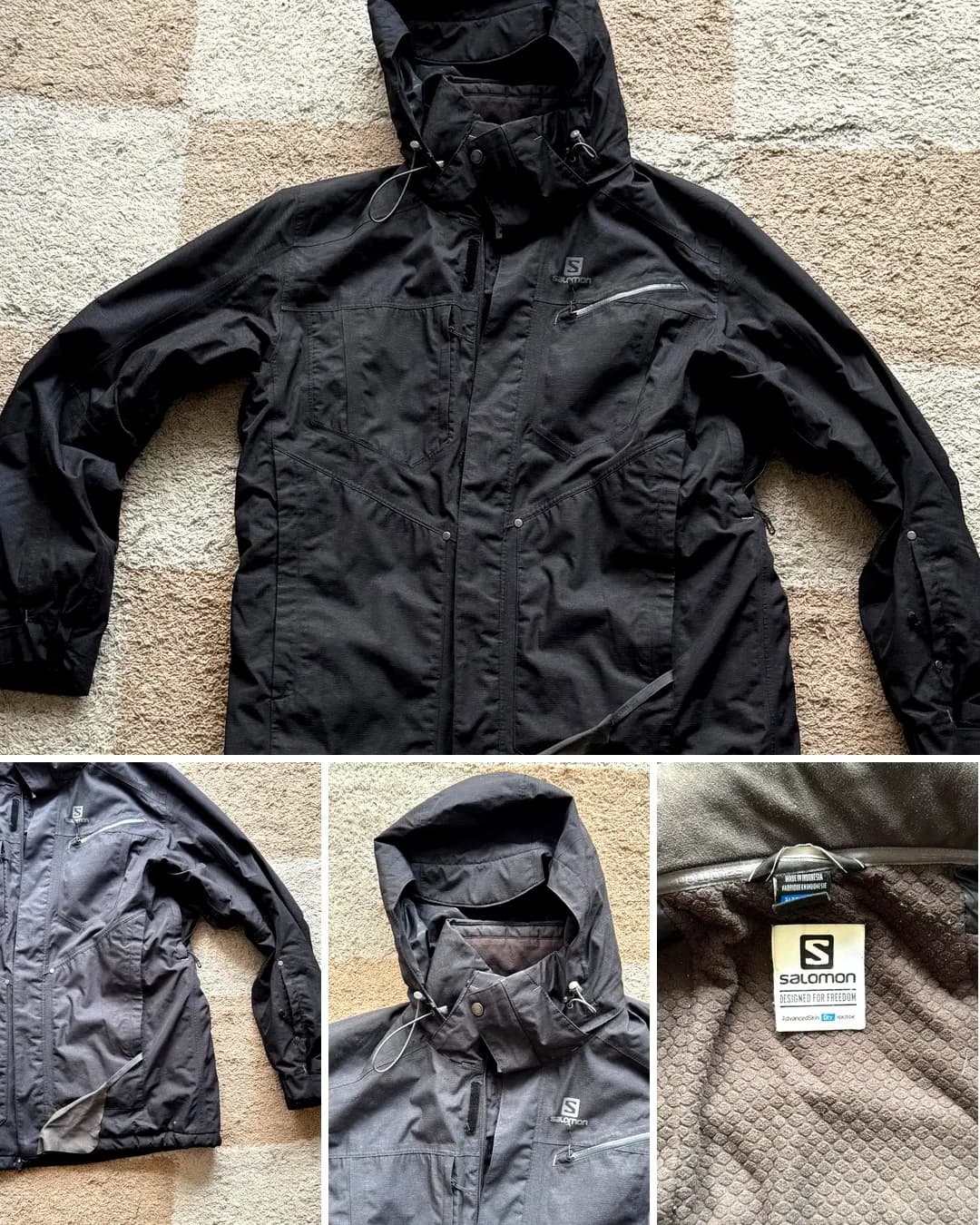 Campera Salomon 10K c/ trampa de nieve