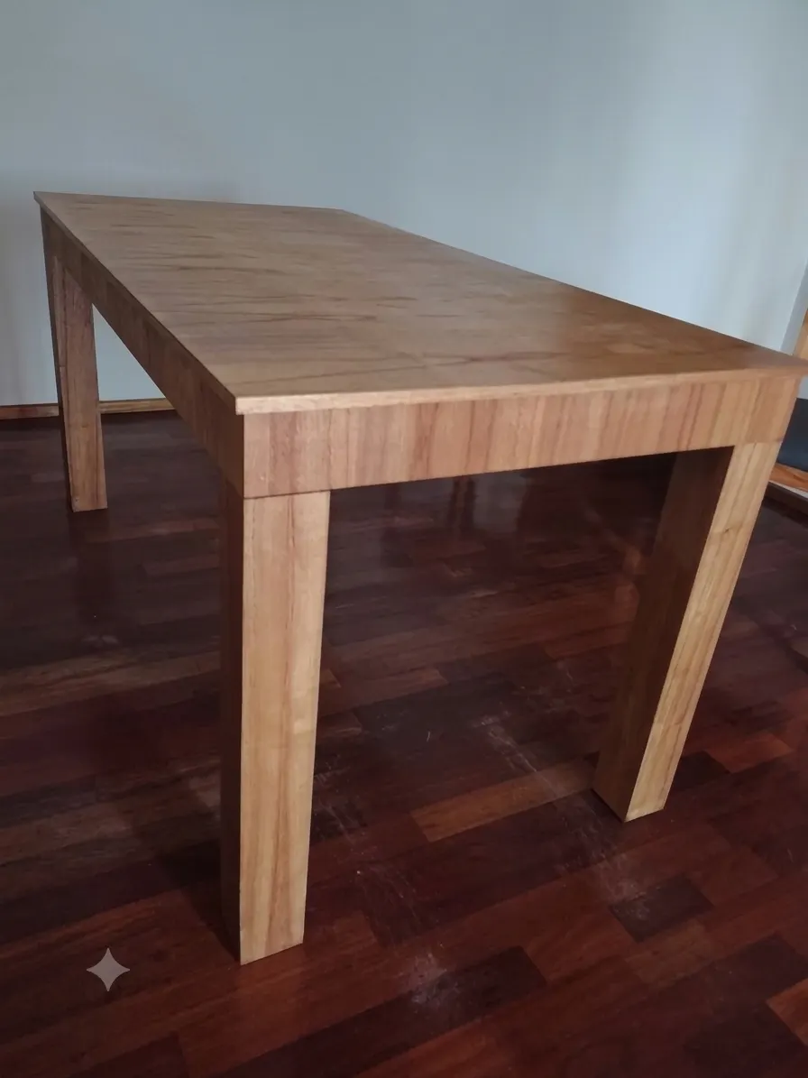Mesa Comedor - De Pino y Desarmable