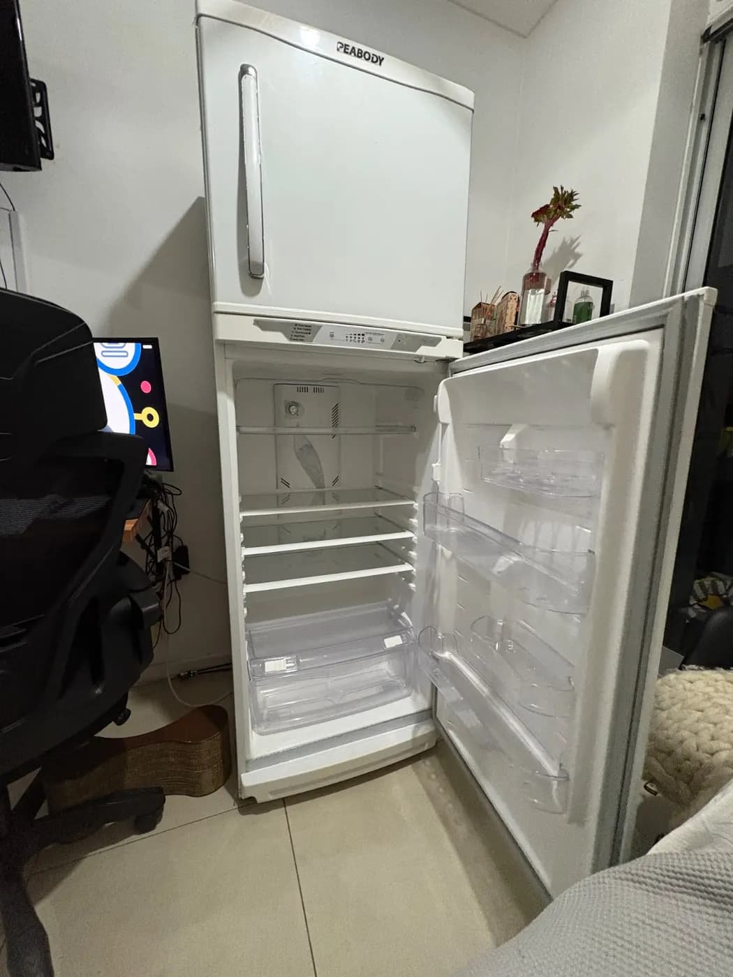 Heladera con freezer