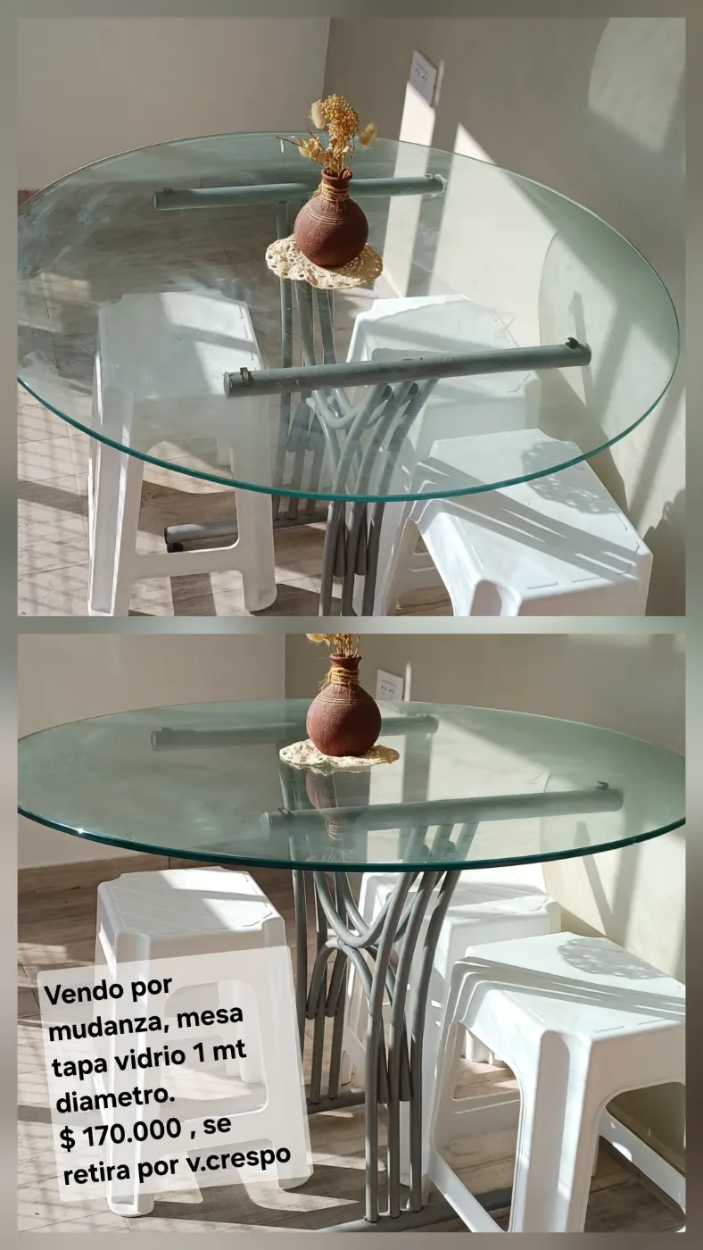 Mesa vidrio