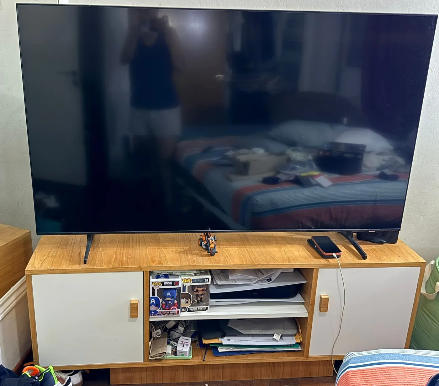 TV Samsung smart 4k + rack precio charlable