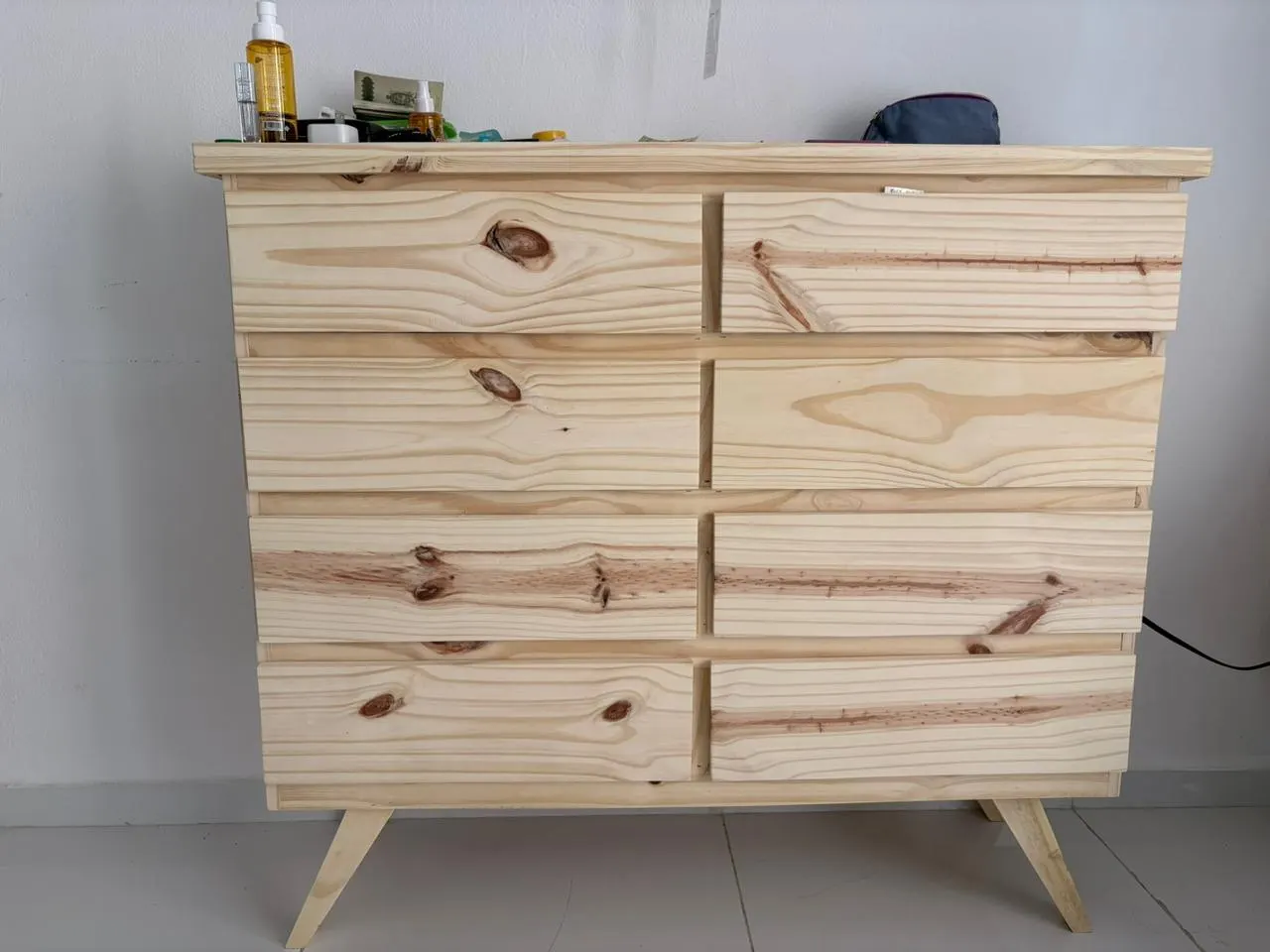 Cómoda cajonera nórdica 8 cajones