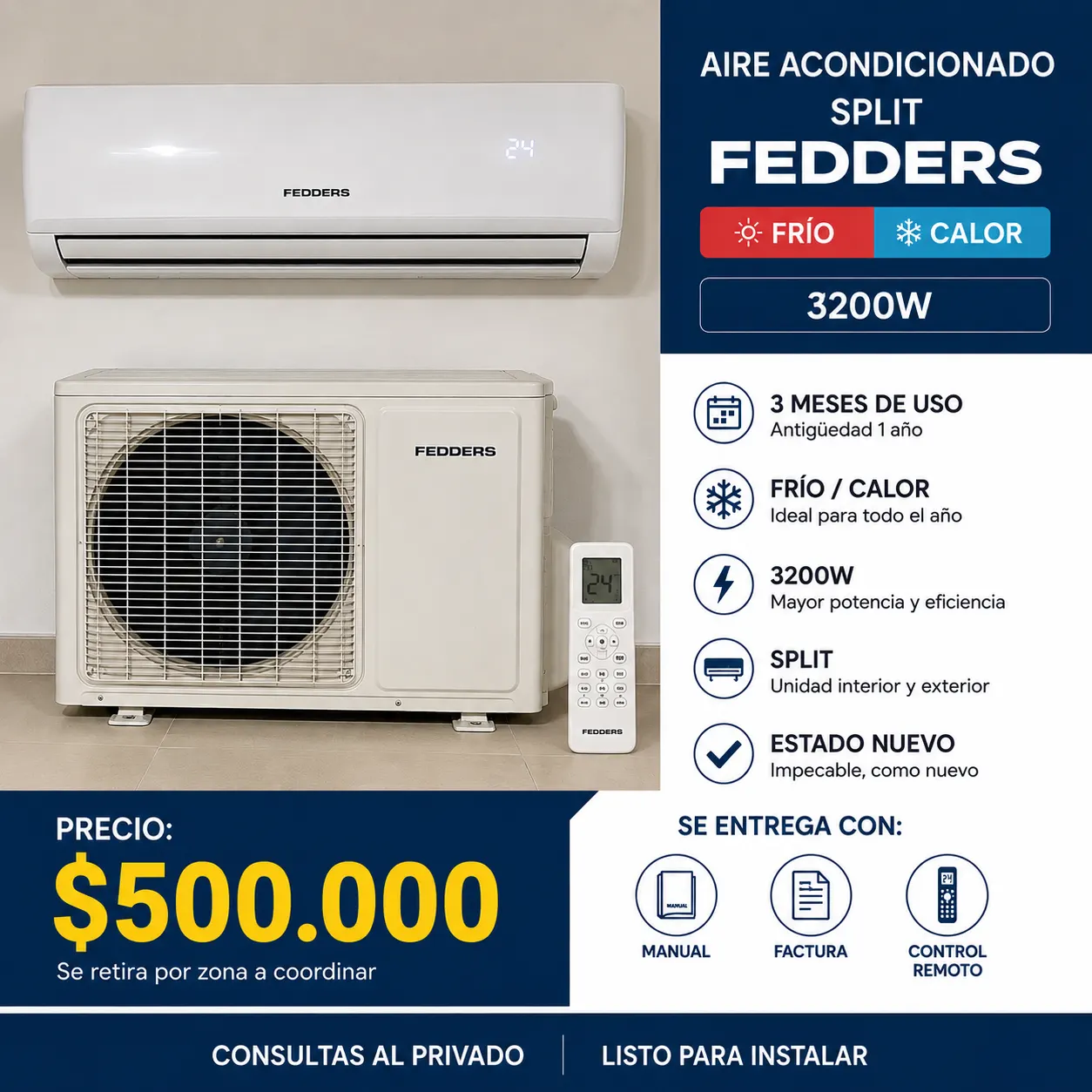 Aire acondicionado Feders
