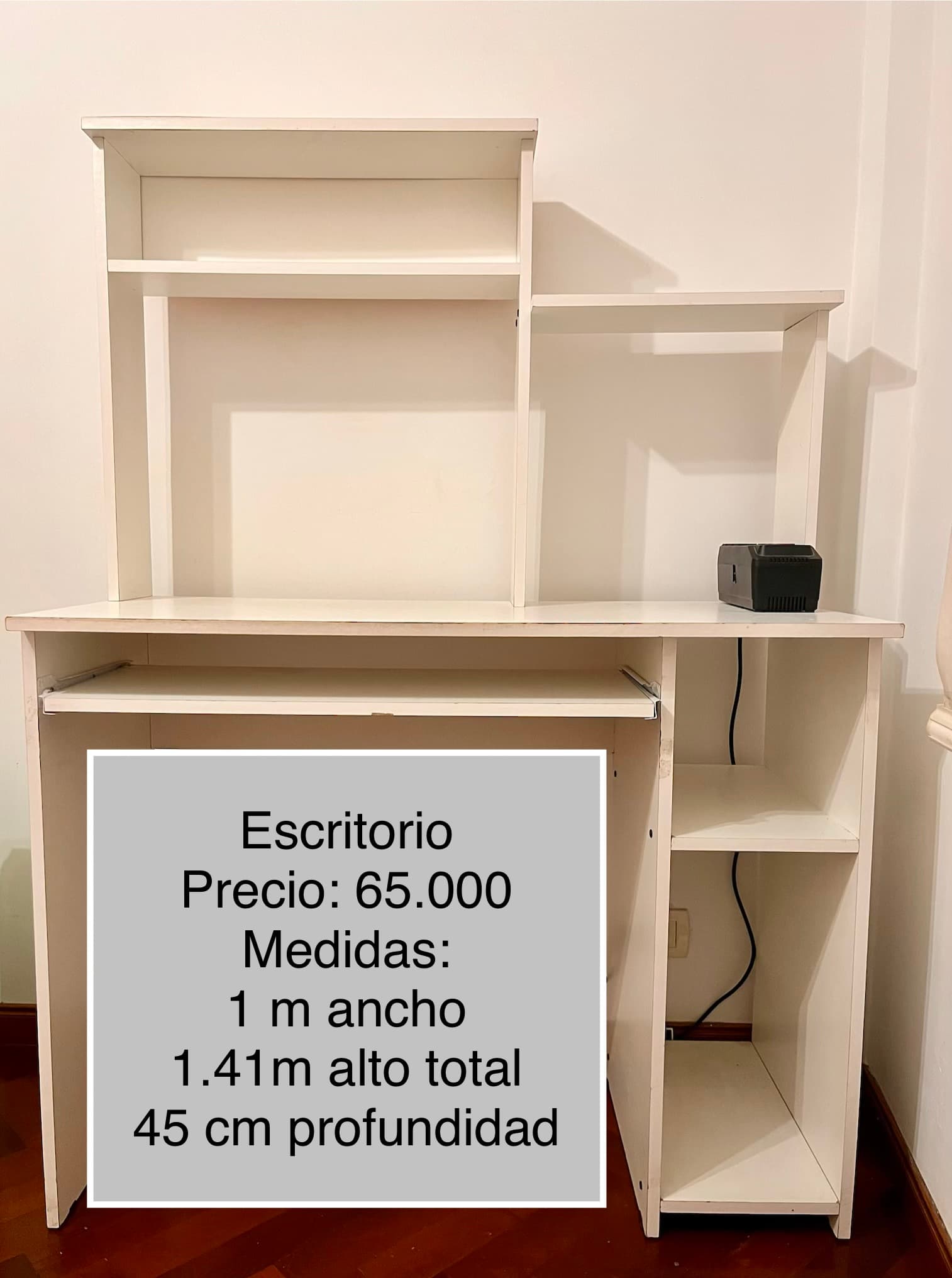 Escritorio con Alzada