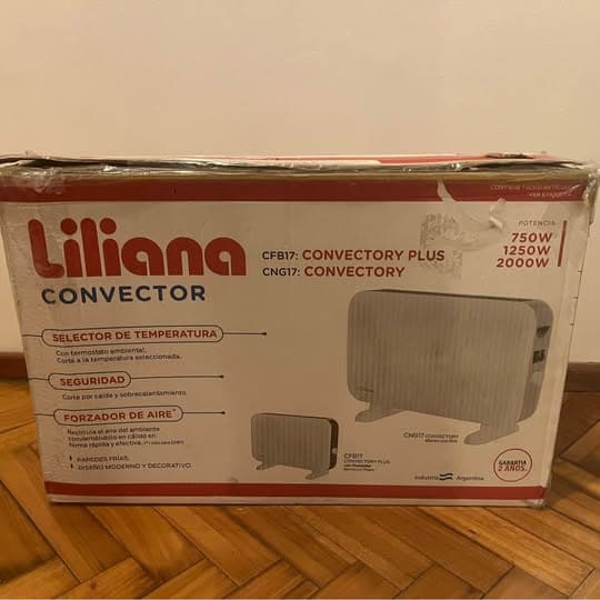 Conventor calefactor Liliana 2000w color blanco