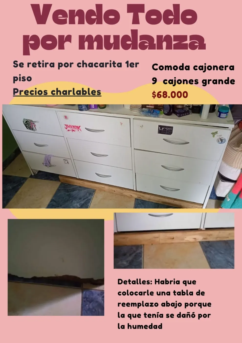 Cómoda cajonera grande!