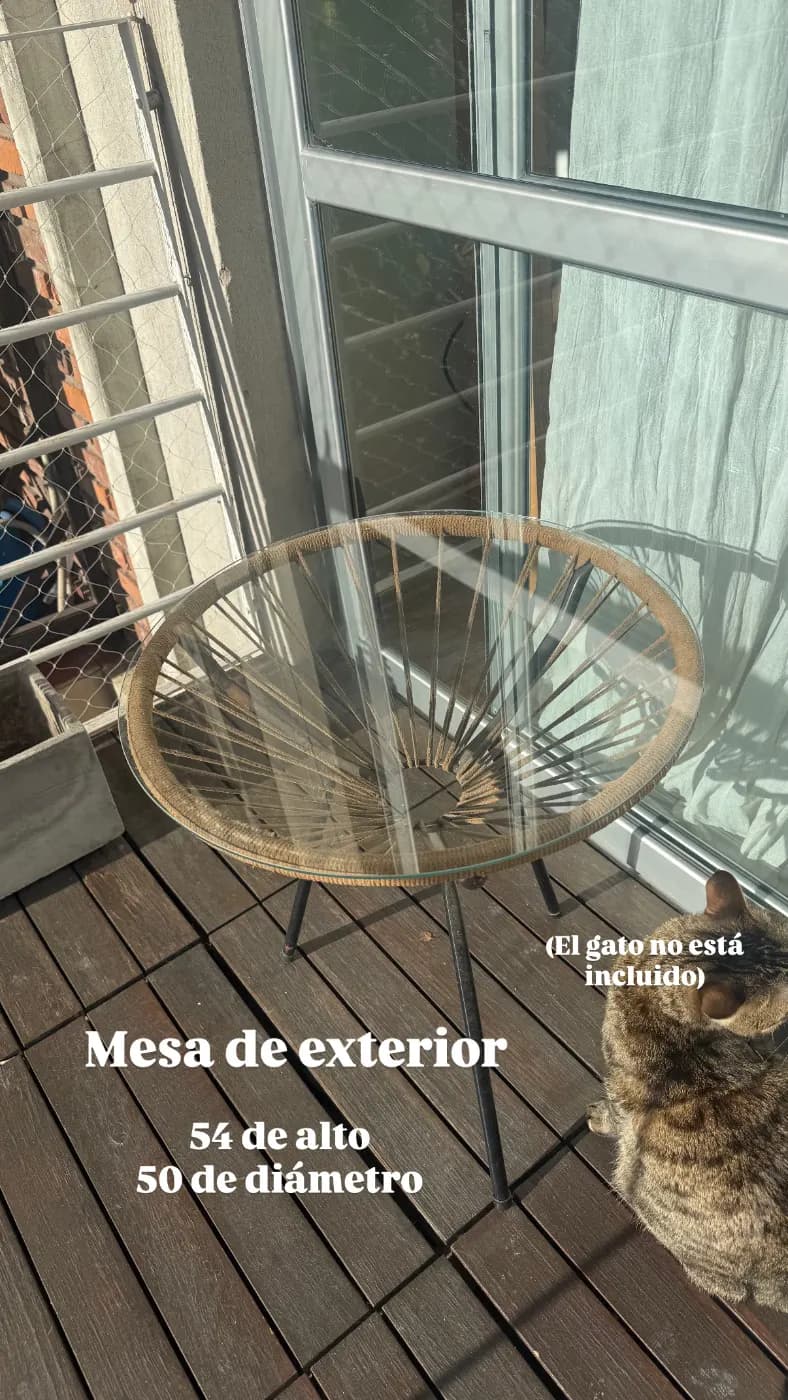 Mesa de exterior