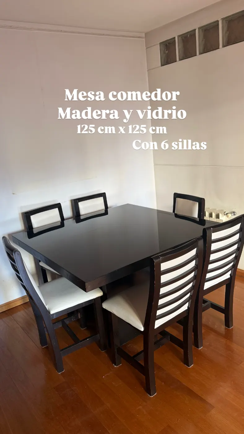 Mesa de comedor + 6 sillas