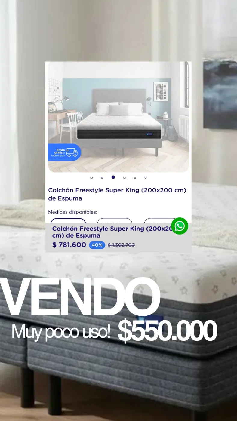 COLCHON KING POCO USO