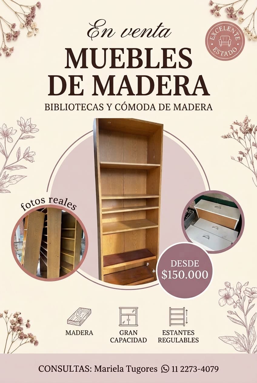Muebles de madera