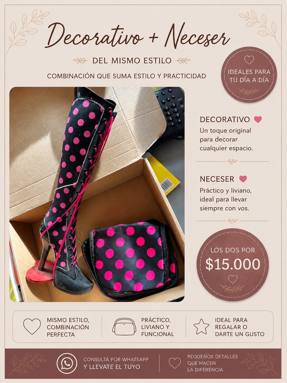Neceser y decorativo