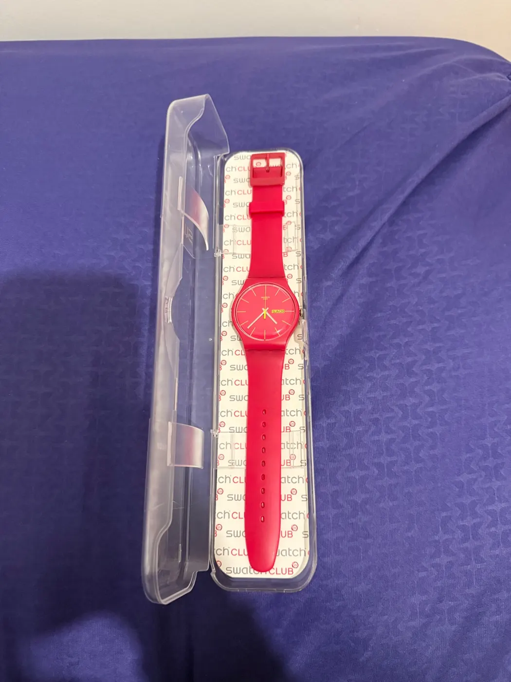 Reloj Swatch fucsia