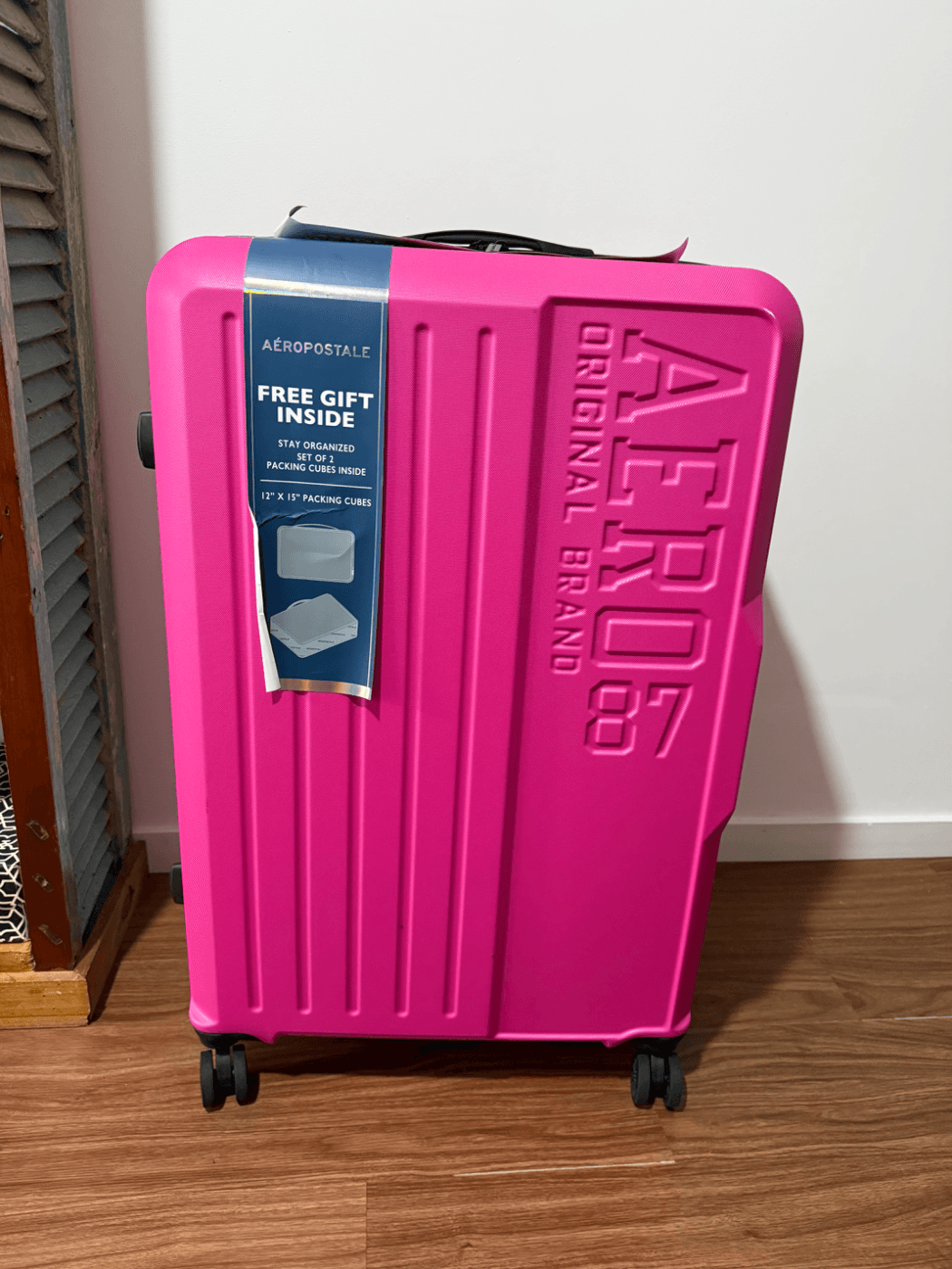 Valija grande aeropostale fucsia importada