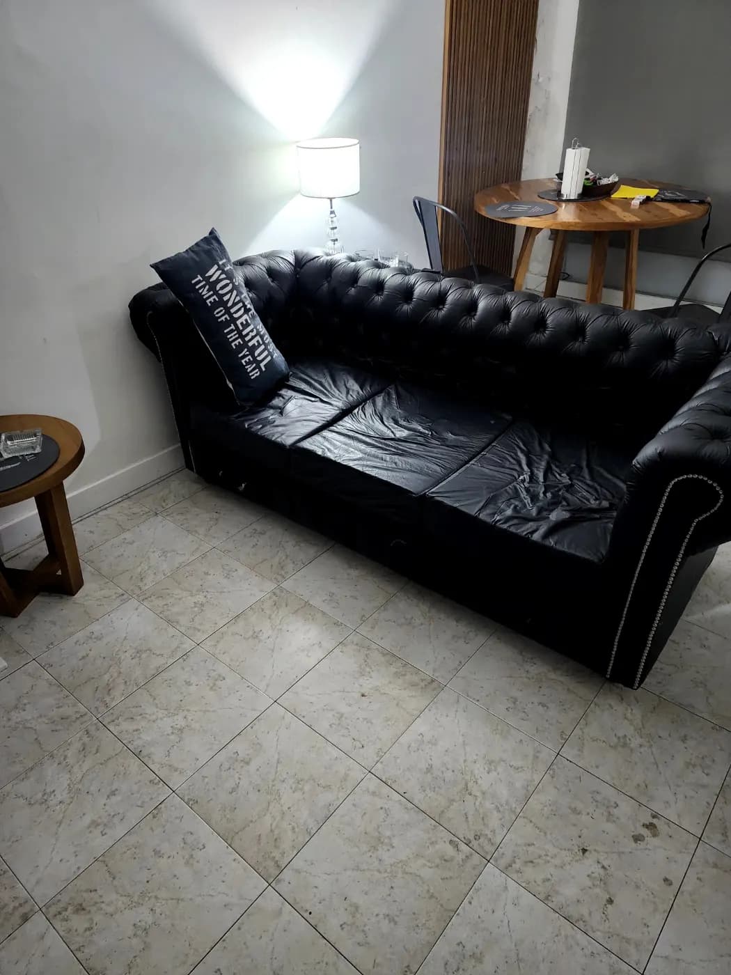 Sillón de tres cuerpos