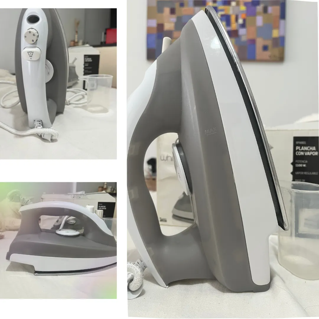 Plancha con Vapor White Line 1100W (En caja)
